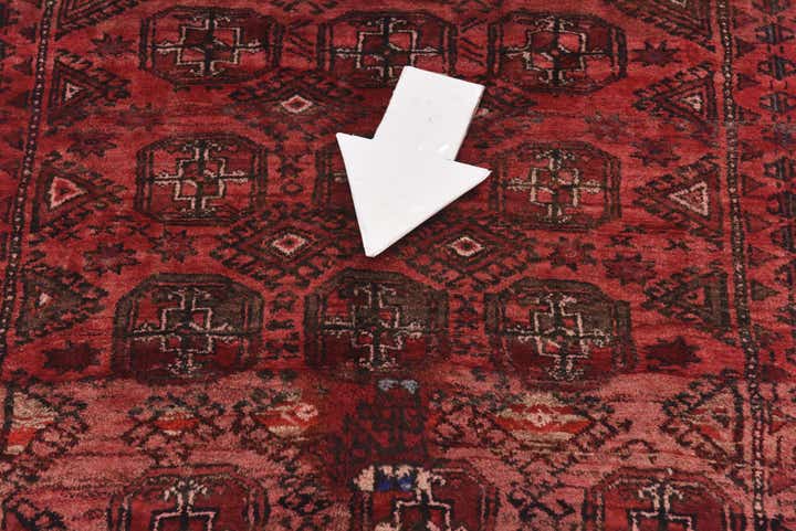 3' x 5' Hand Knotted Torkaman Persian Wool Rug