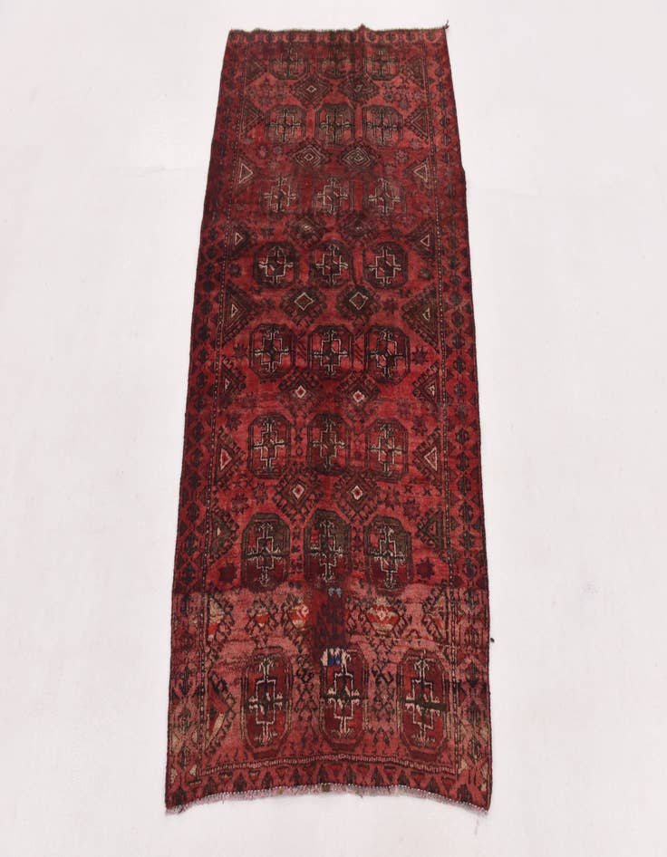 Detail image of 3' x 5' Hand Knotted Torkaman Persian Wool Rug