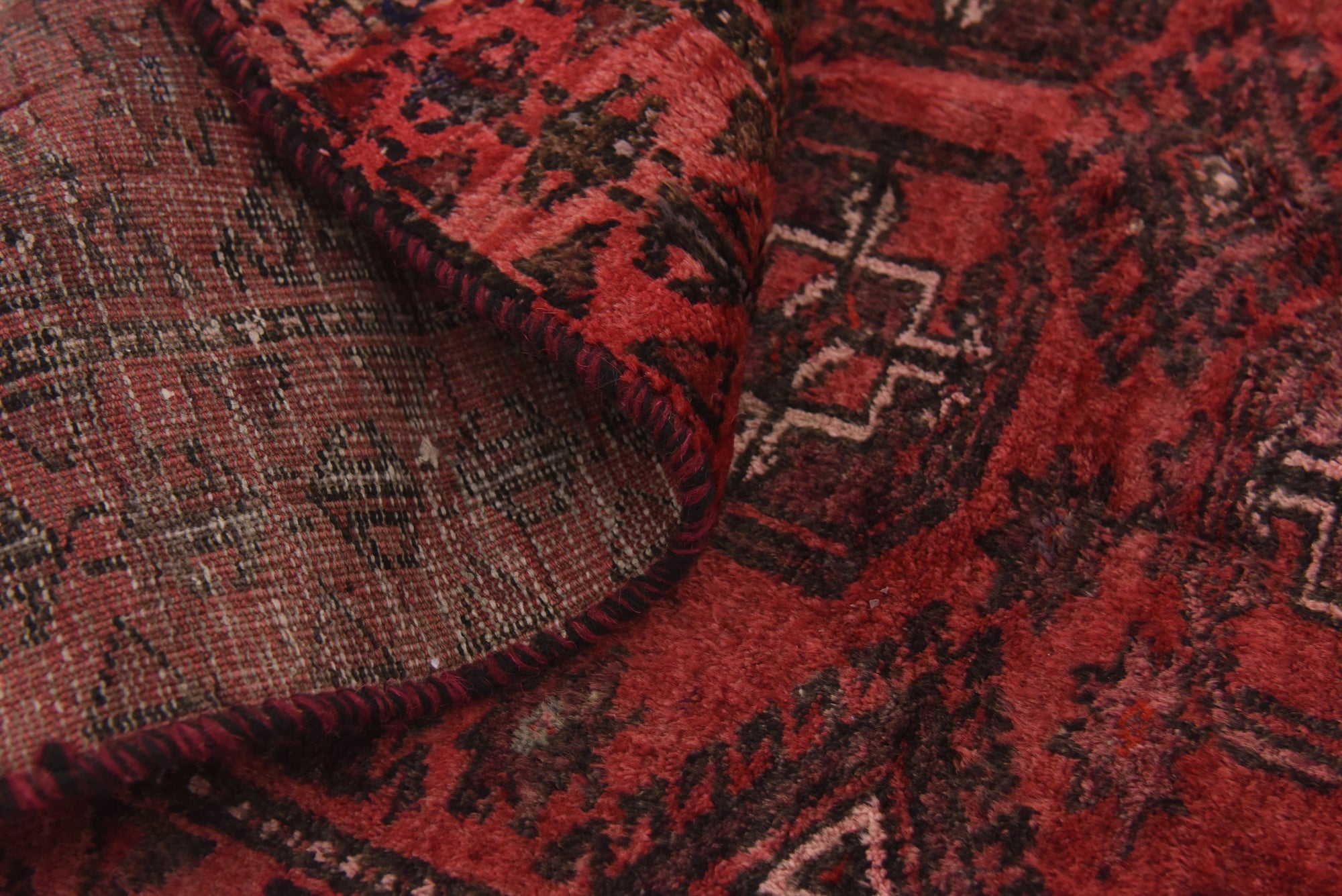 3' x 5' Hand Knotted Torkaman Persian Wool Rug