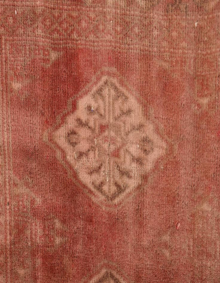 Detail image of 4' 6 x 6'  Hand Knotted Torkaman Persian Wool Rug