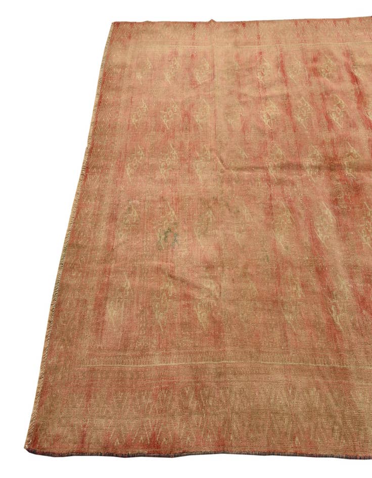 Detail image of 5' 9 x 7' 10  Hand Knotted Torkaman Persian Wool Rug