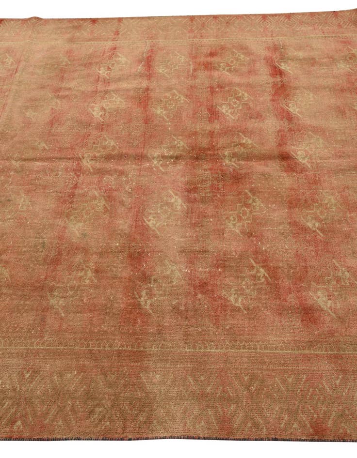 Detail image of 5' 9 x 7' 10  Hand Knotted Torkaman Persian Wool Rug