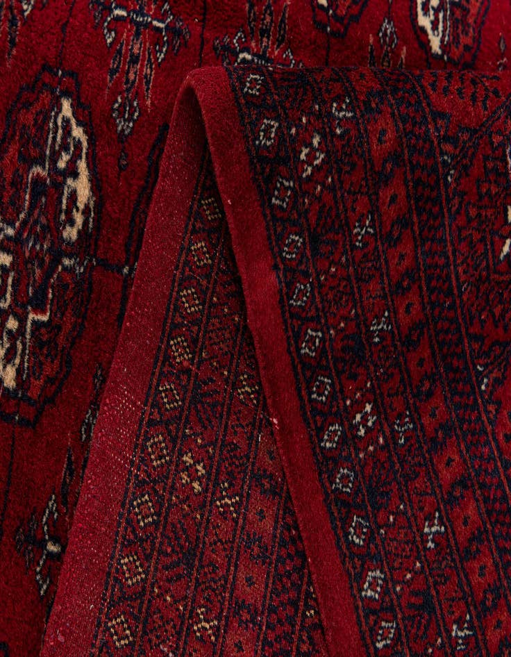 Detail image of 9' 4 x 12' 1  Hand Knotted Torkaman Persian Wool Rug