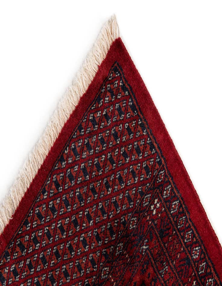 Detail image of 9' 4 x 12' 1  Hand Knotted Torkaman Persian Wool Rug