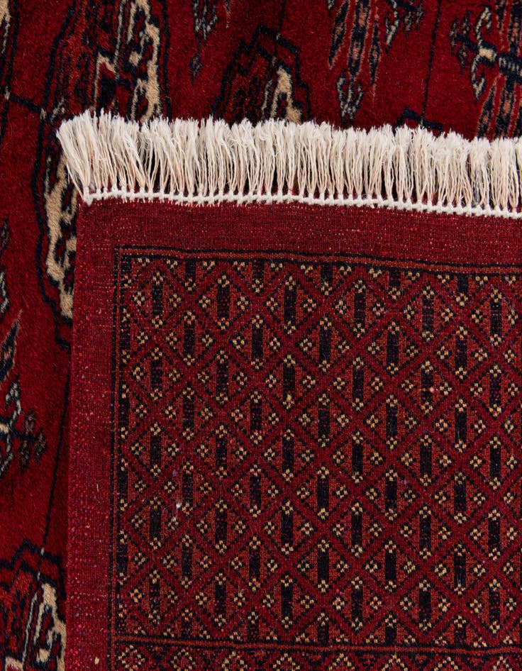 Detail image of 9' 4 x 12' 1  Hand Knotted Torkaman Persian Wool Rug