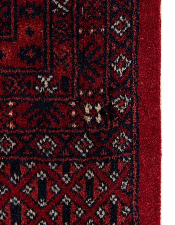 Detail image of 9' 4 x 12' 1  Hand Knotted Torkaman Persian Wool Rug