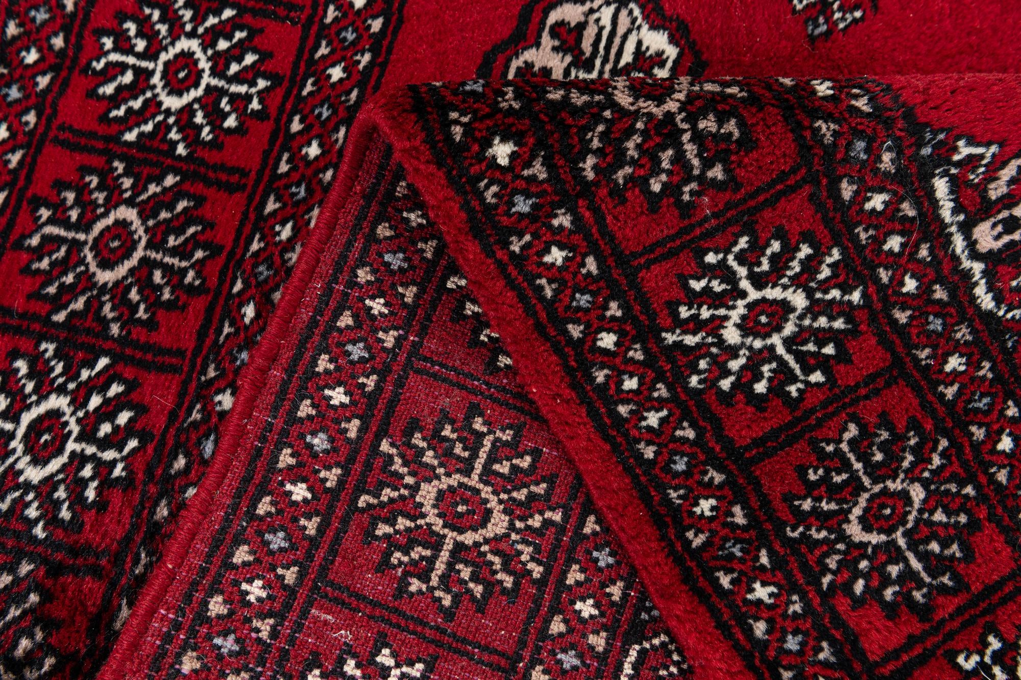 3' 2 x 5' 1 Hand Knotted Torkaman Wool Rug