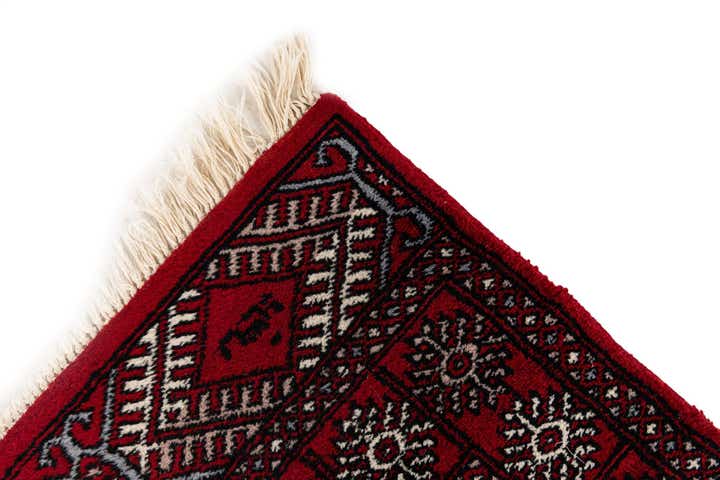 3' 2 x 5' 1 Hand Knotted Torkaman Wool Rug