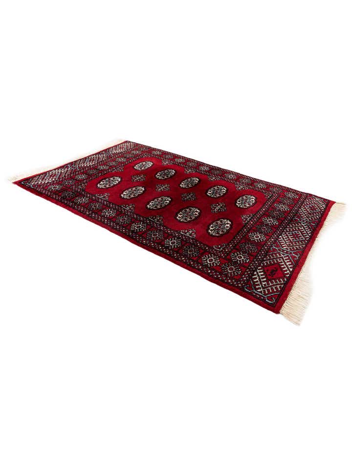 3' 2 x 5' 1 Hand Knotted Torkaman Wool Rug
