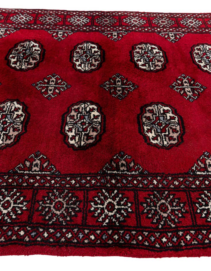 Detail image of 3' 2 x 5' 1 Hand Knotted Torkaman Wool Rug