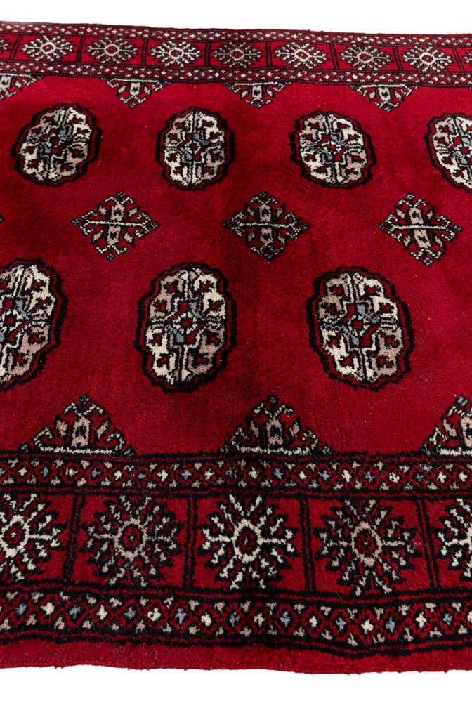 3' 2 x 5' 1 Hand Knotted Torkaman Wool Rug