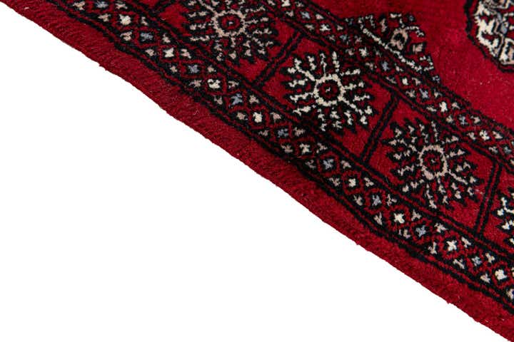 3' 2 x 5' 1 Hand Knotted Torkaman Wool Rug