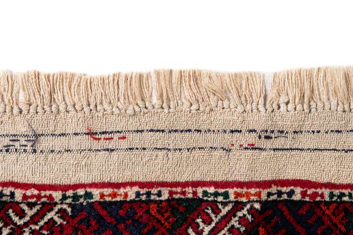 6' x 9' Hand Knotted Torkaman Persian Wool Rug