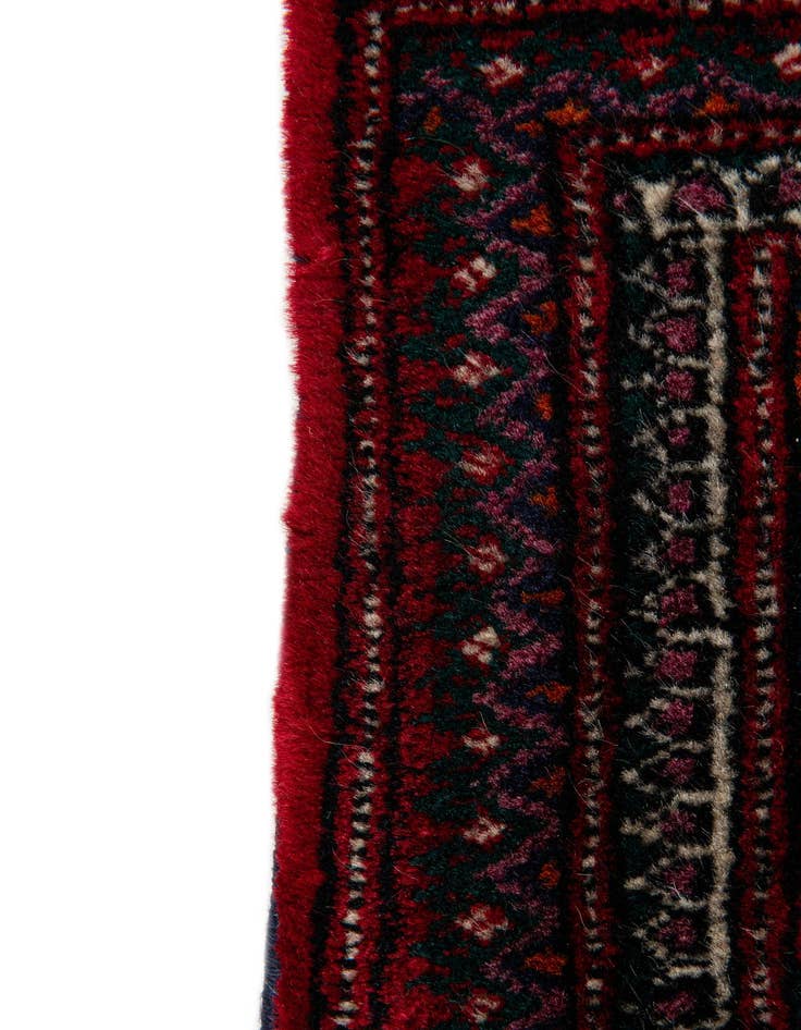 Detail image of 6' x 9'  Hand Knotted Torkaman Persian Wool Rug