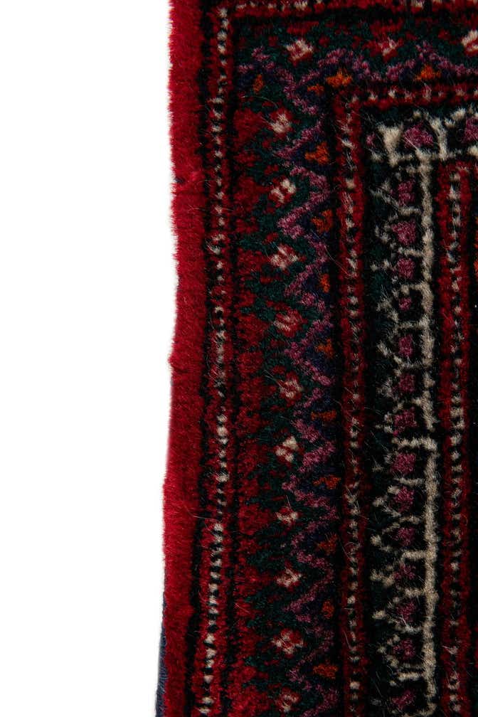 6' x 9' Hand Knotted Torkaman Persian Wool Rug