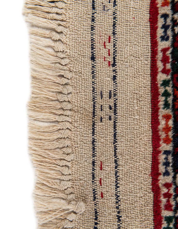 Detail image of 6' x 9'  Hand Knotted Torkaman Persian Wool Rug