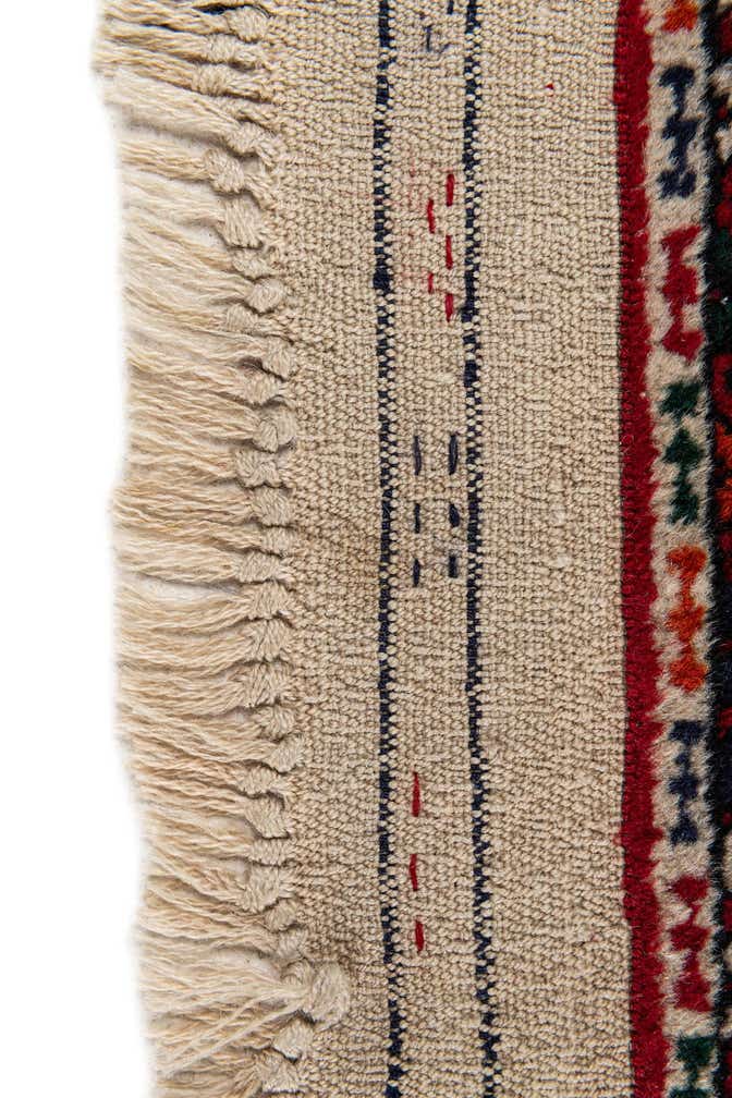 6' x 9' Hand Knotted Torkaman Persian Wool Rug