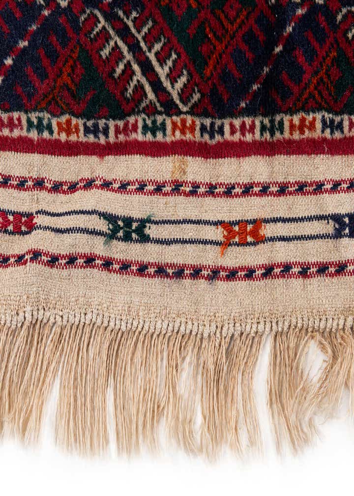 6' 7 x 10' 1 Hand Knotted Torkaman Persian Wool Rug