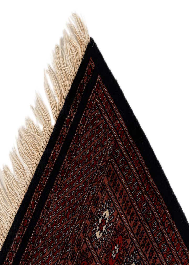 6' 1 x 8' 7 Hand Knotted Torkaman Persian Wool Rug