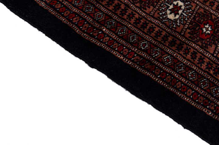 6' 1 x 8' 7 Hand Knotted Torkaman Persian Wool Rug