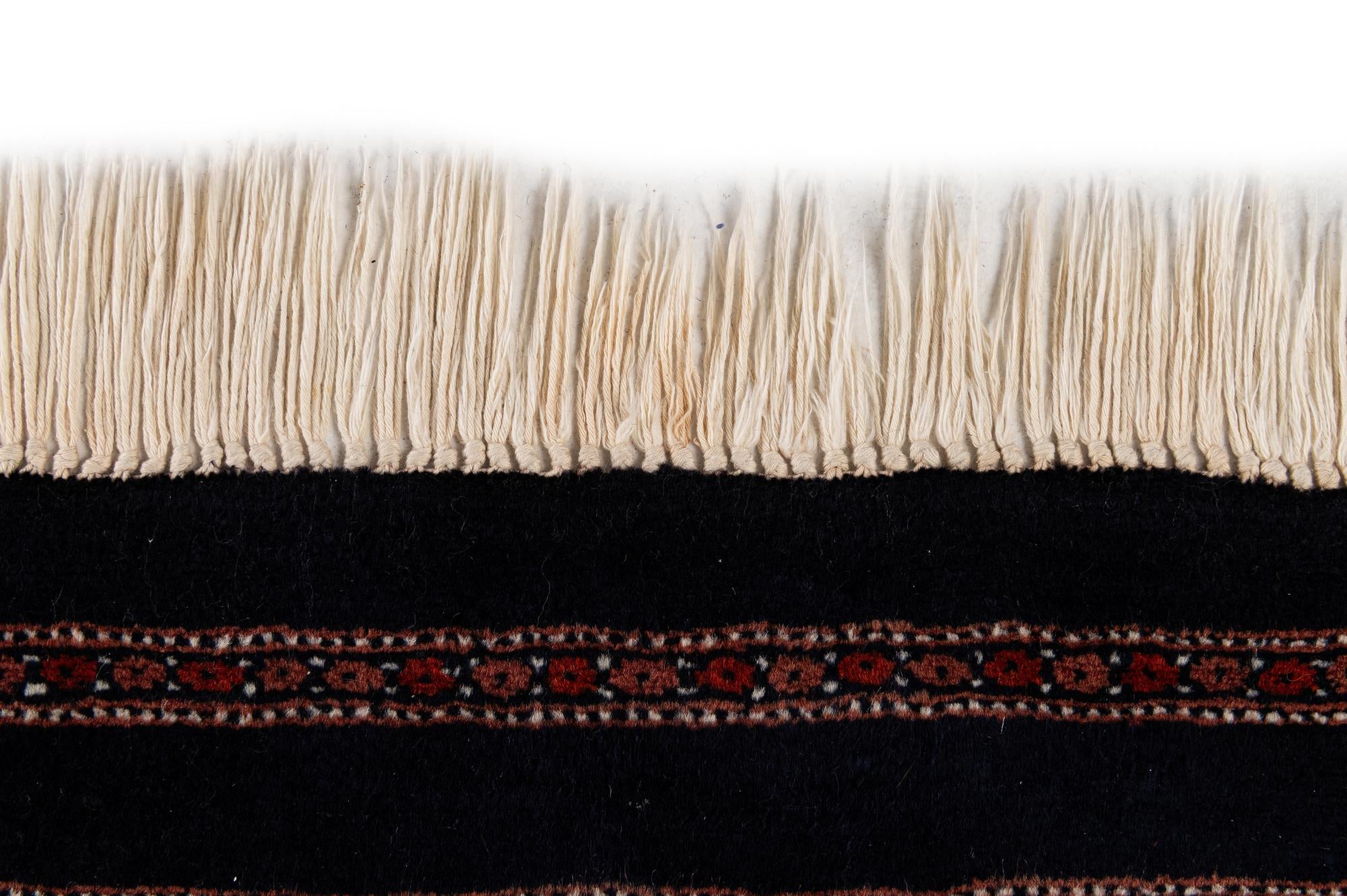 6' 1 x 8' 7 Hand Knotted Torkaman Persian Wool Rug
