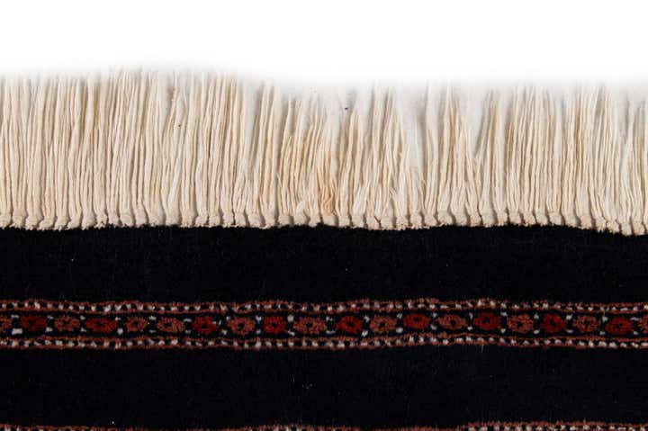 6' 1 x 8' 7 Hand Knotted Torkaman Persian Wool Rug