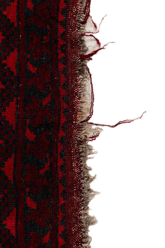 7' 5 x 9' 7 Hand Knotted Torkaman Persian Wool Rug