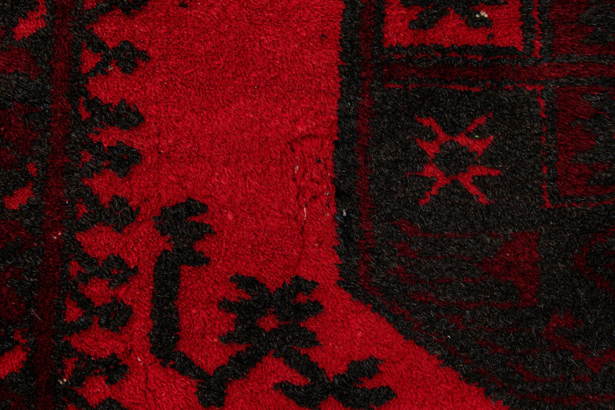 7' 5 x 9' 7 Hand Knotted Torkaman Persian Wool Rug