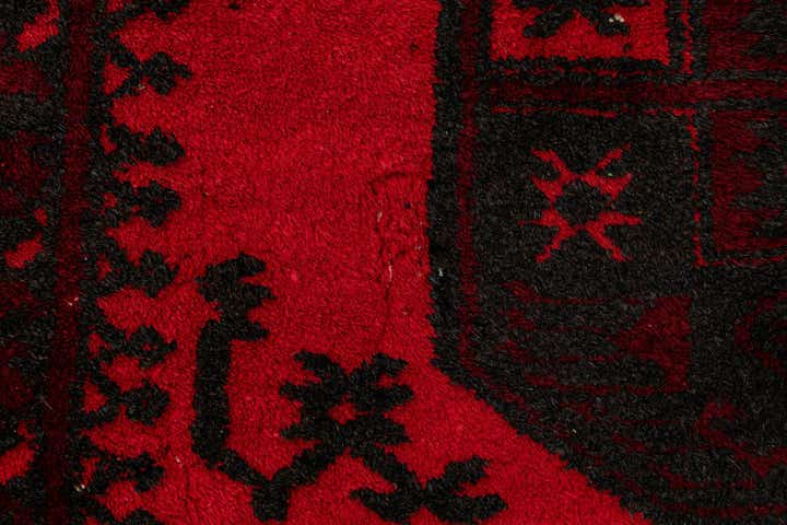 7' 5 x 9' 7 Hand Knotted Torkaman Persian Wool Rug