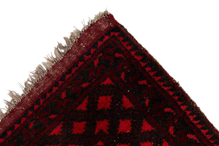 7' 5 x 9' 7 Hand Knotted Torkaman Persian Wool Rug