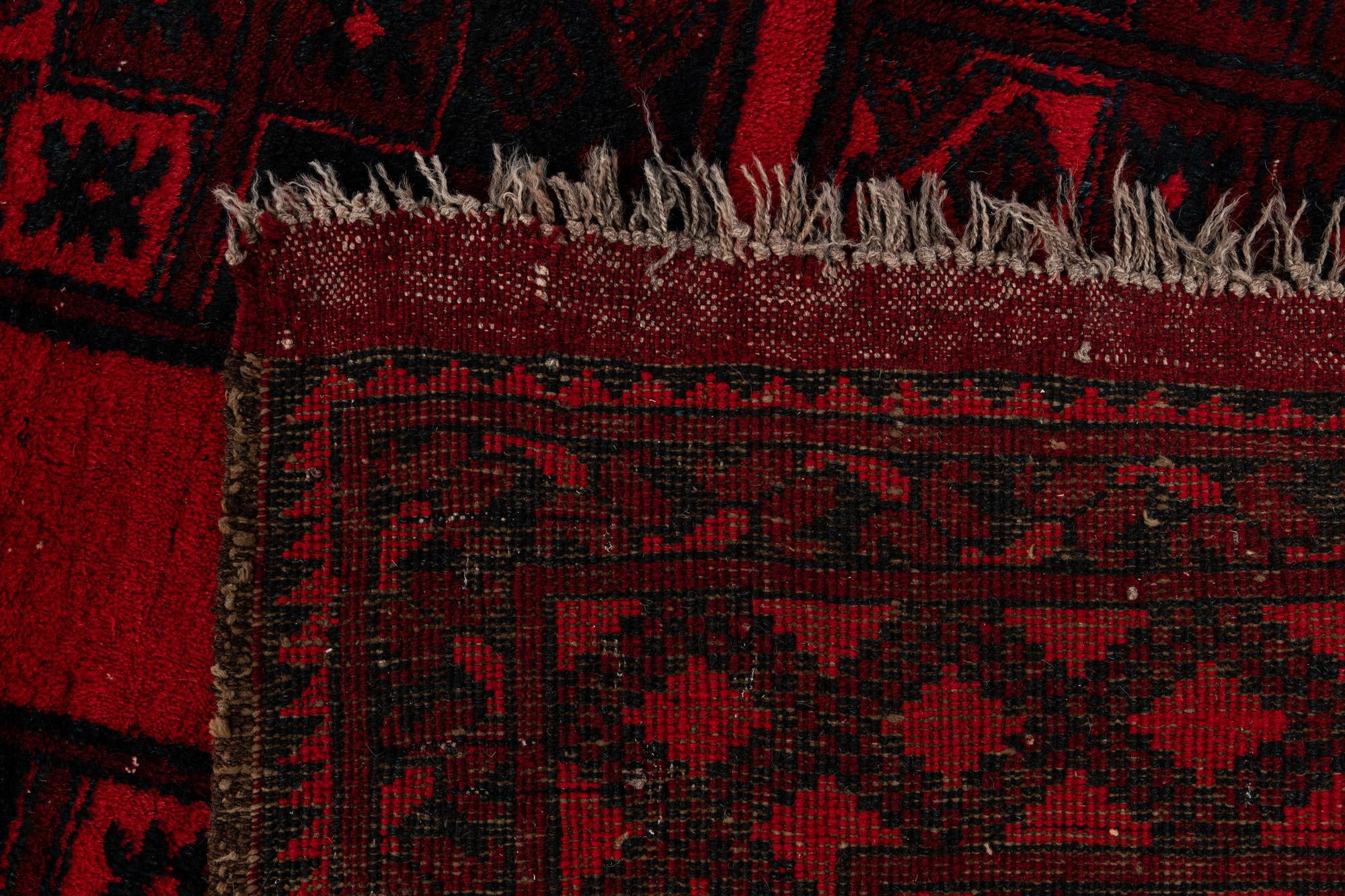 7' 5 x 9' 7 Hand Knotted Torkaman Persian Wool Rug