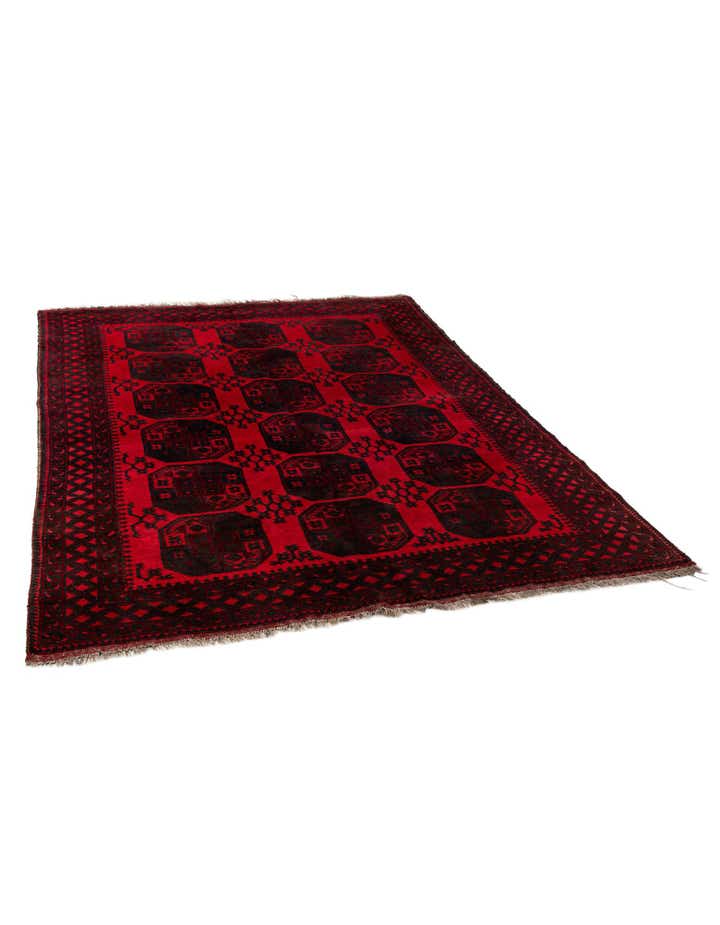 7' 5 x 9' 7 Hand Knotted Torkaman Persian Wool Rug