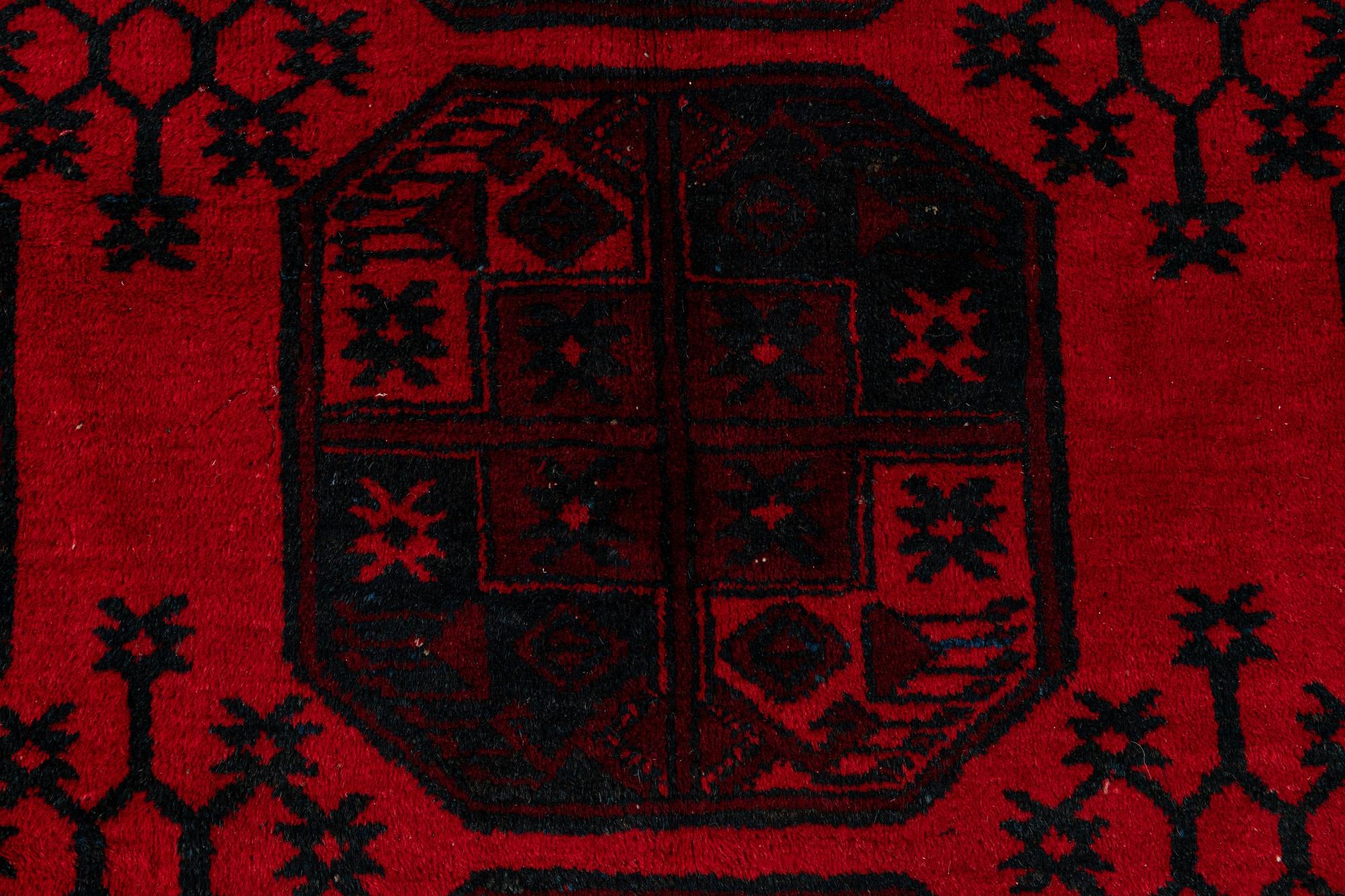 7' 5 x 9' 7 Hand Knotted Torkaman Persian Wool Rug