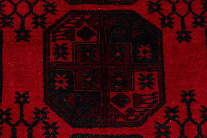 7' 5 x 9' 7 Hand Knotted Torkaman Persian Wool Rug