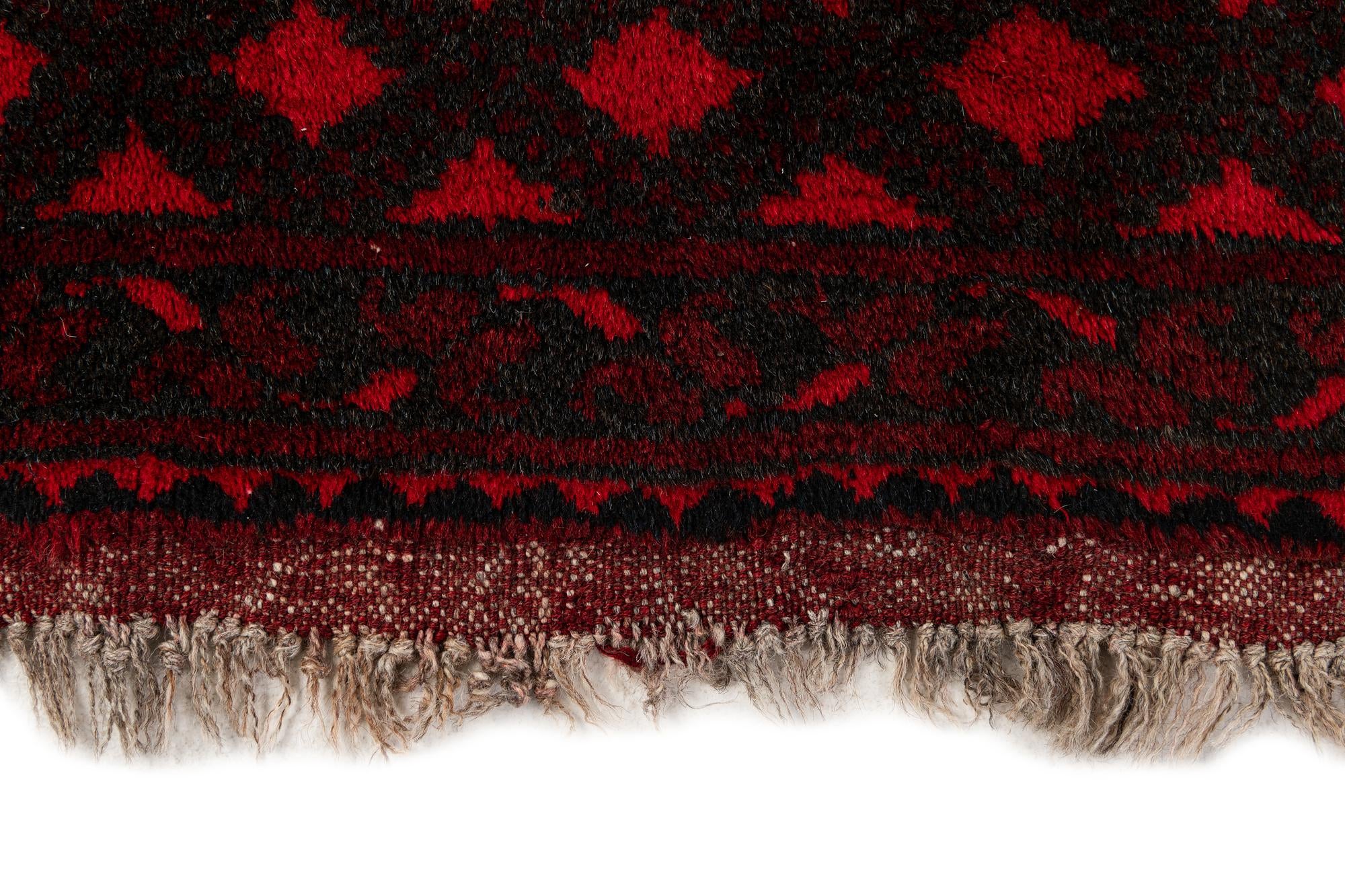 7' 5 x 9' 7 Hand Knotted Torkaman Persian Wool Rug