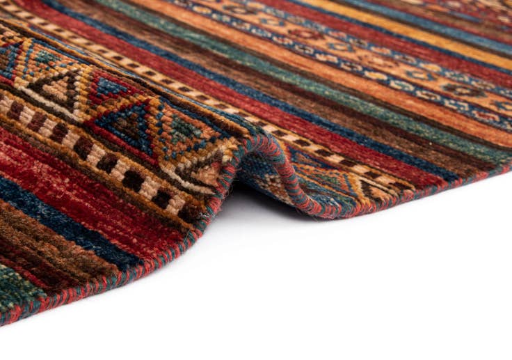 Detail image of 5' 8 x 8' 2 Torkman Wool Rug