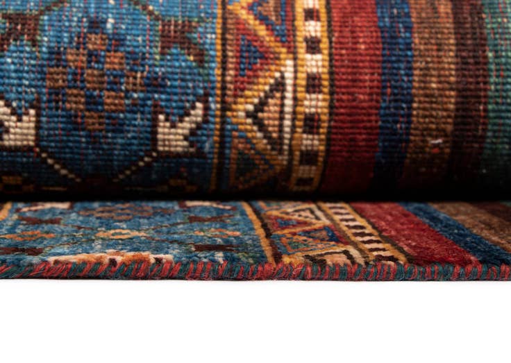 Detail image of 5' 8 x 8' 2 Torkman Wool Rug