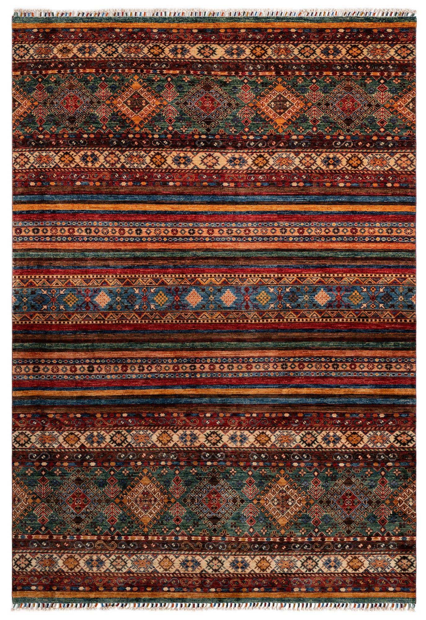 5' 8 x 8' 2 Torkman Wool Rug