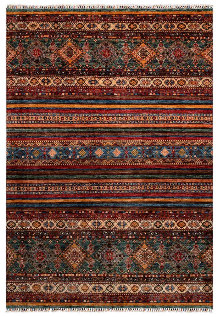5' 8 x 8' 2 Torkman Wool Rug