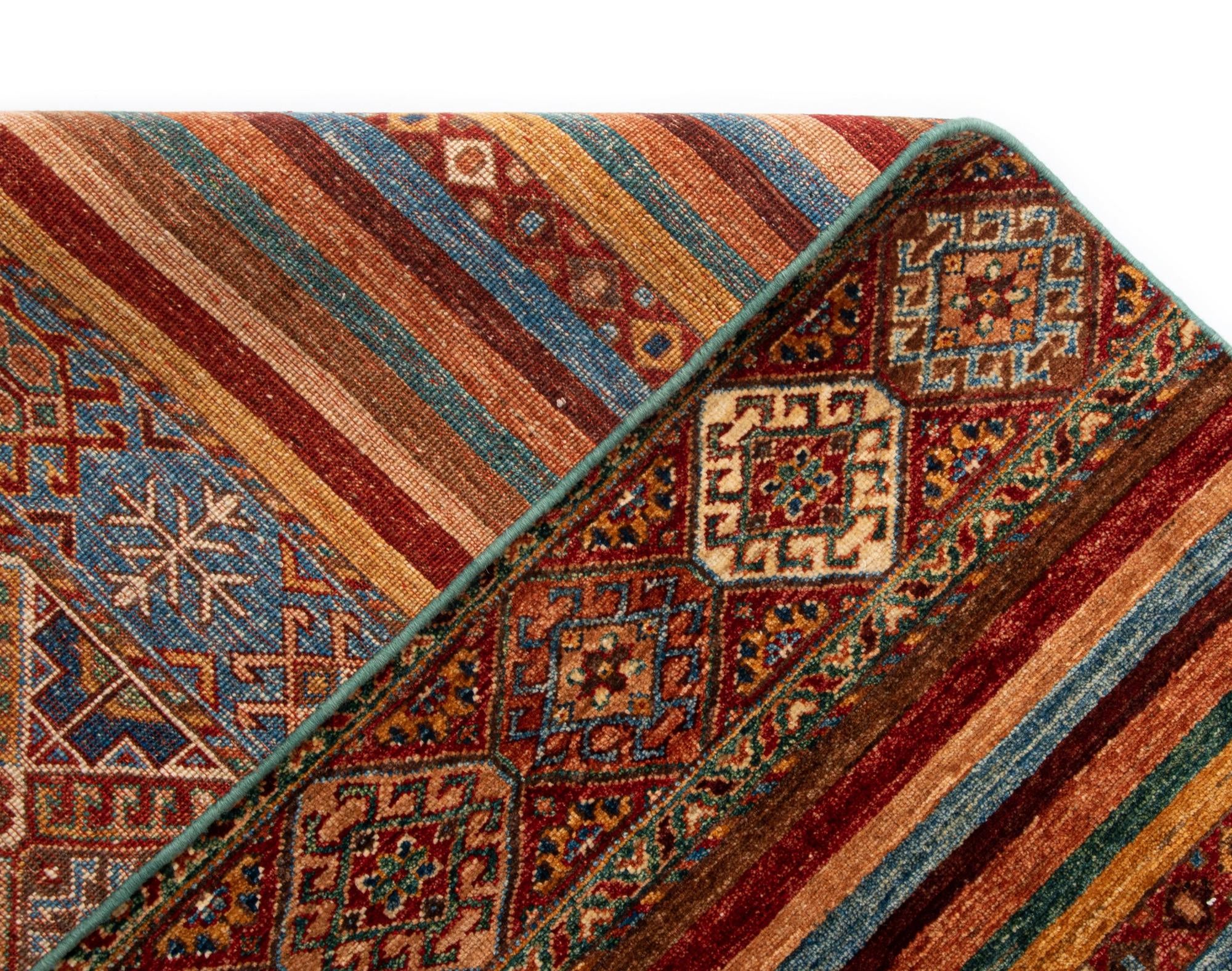 5' 7 x 7' 10 Torkman Wool Rug