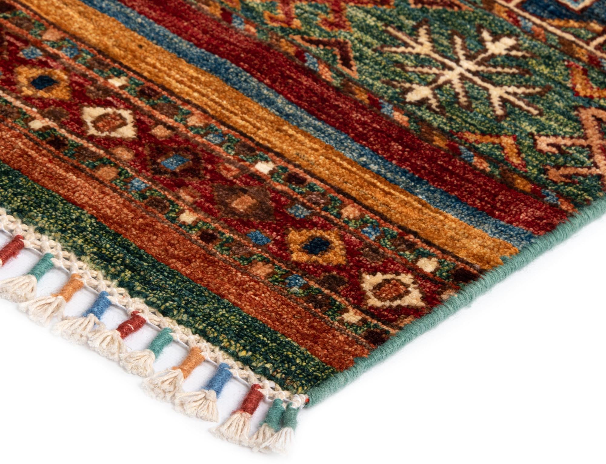 5' 7 x 7' 10 Torkman Wool Rug