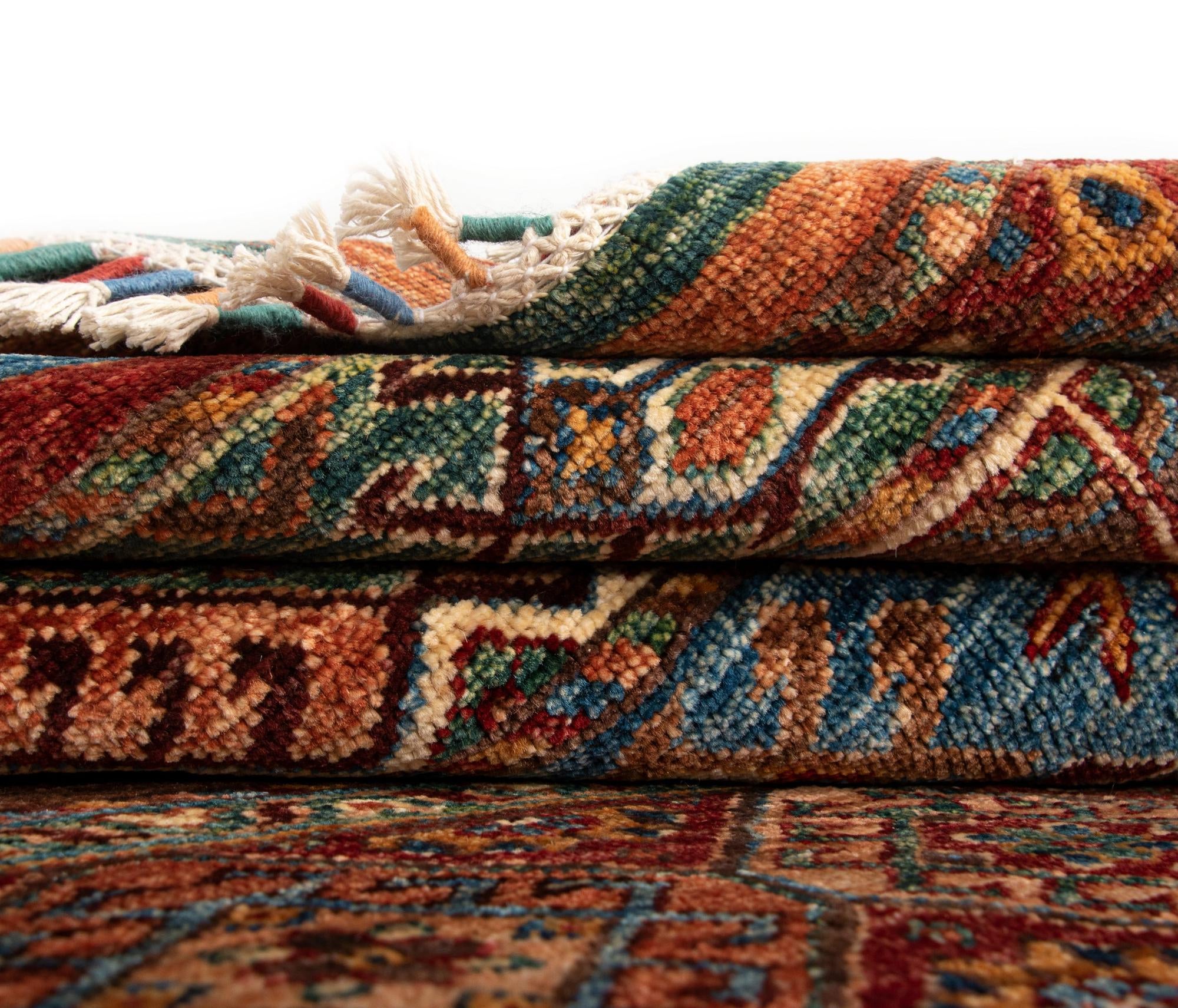 5' 7 x 7' 10 Torkman Wool Rug