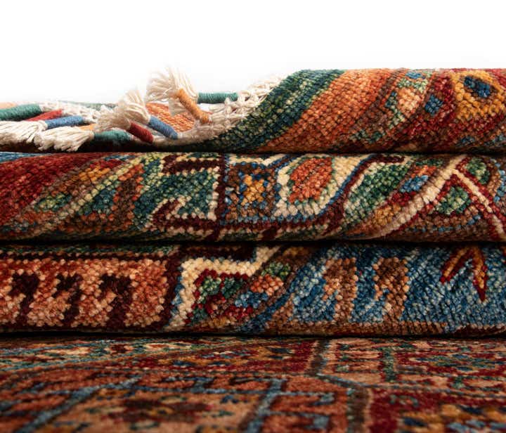 5' 7 x 7' 10 Torkman Wool Rug