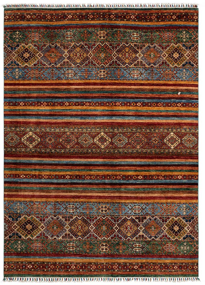 Detail image of 5' 7 x 7' 10 Torkman Wool Rug