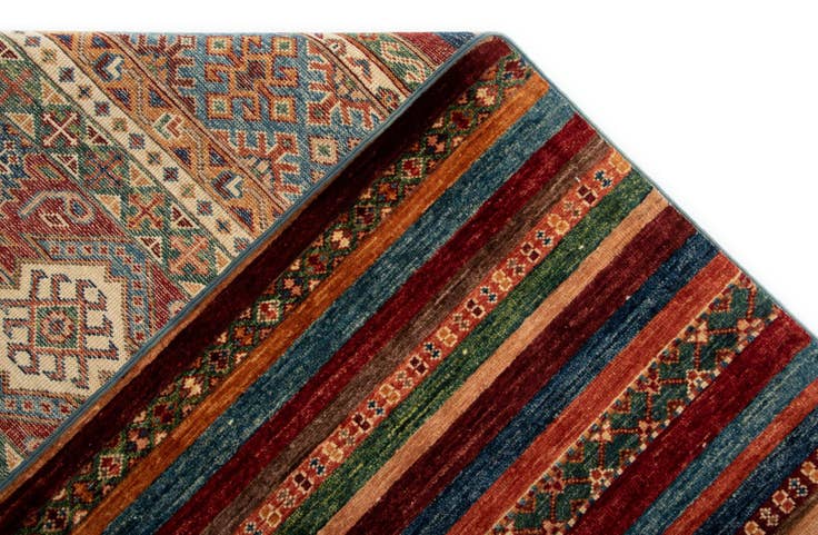 Detail image of 8' 8 x 12' Torkman Wool Rug