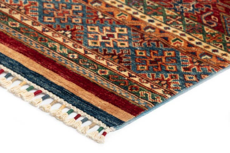 Detail image of 8' 8 x 12' Torkman Wool Rug