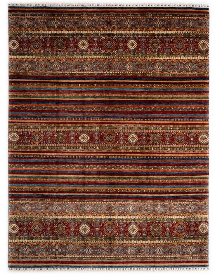 Detail image of 8' 8 x 12' Torkman Wool Rug