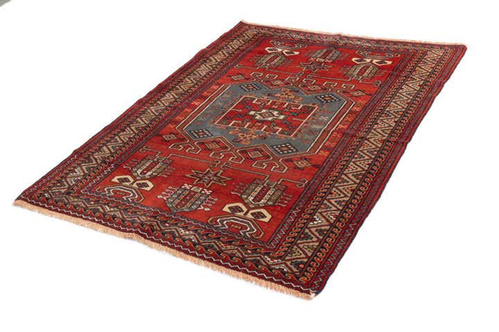 4' 3 x 5' 5 Torkman Wool Rug