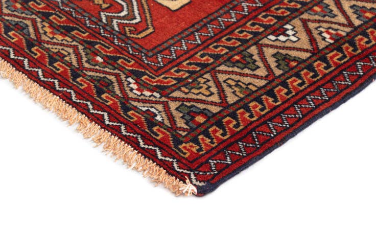 Detail image of 4' 3 x 5' 5 Torkman Wool Rug