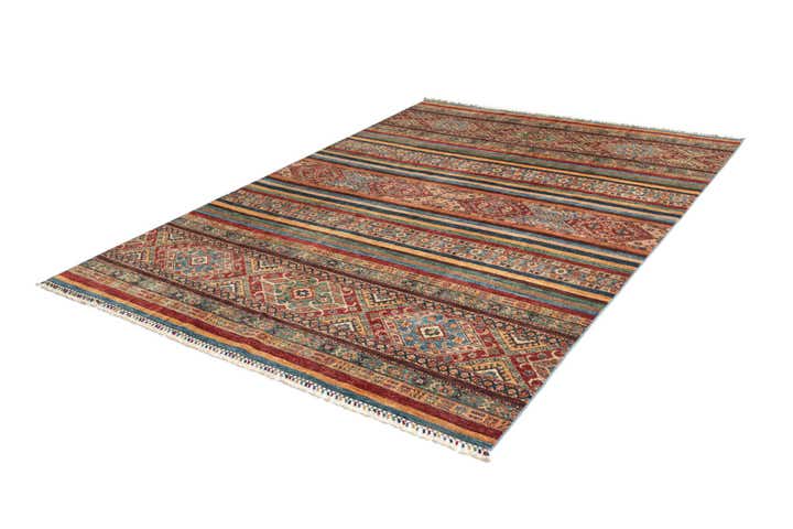 6' 8 x 9' 7 Torkman Wool Rug